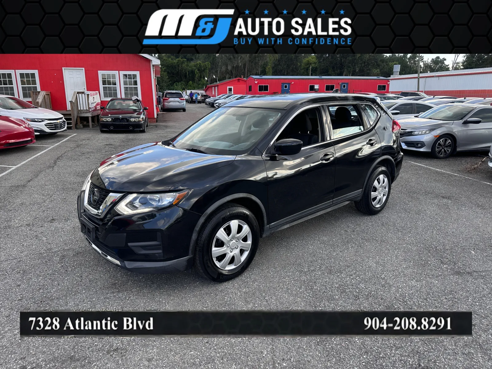 Black 2018 Nissan Rogue for sale in Jacksonville, FL