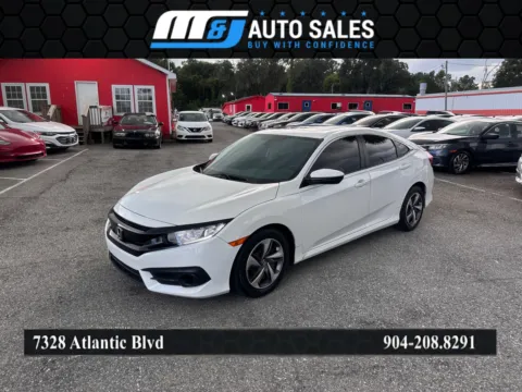 White 2018 Honda Civic EX-T for sale in Jacksonville, FL