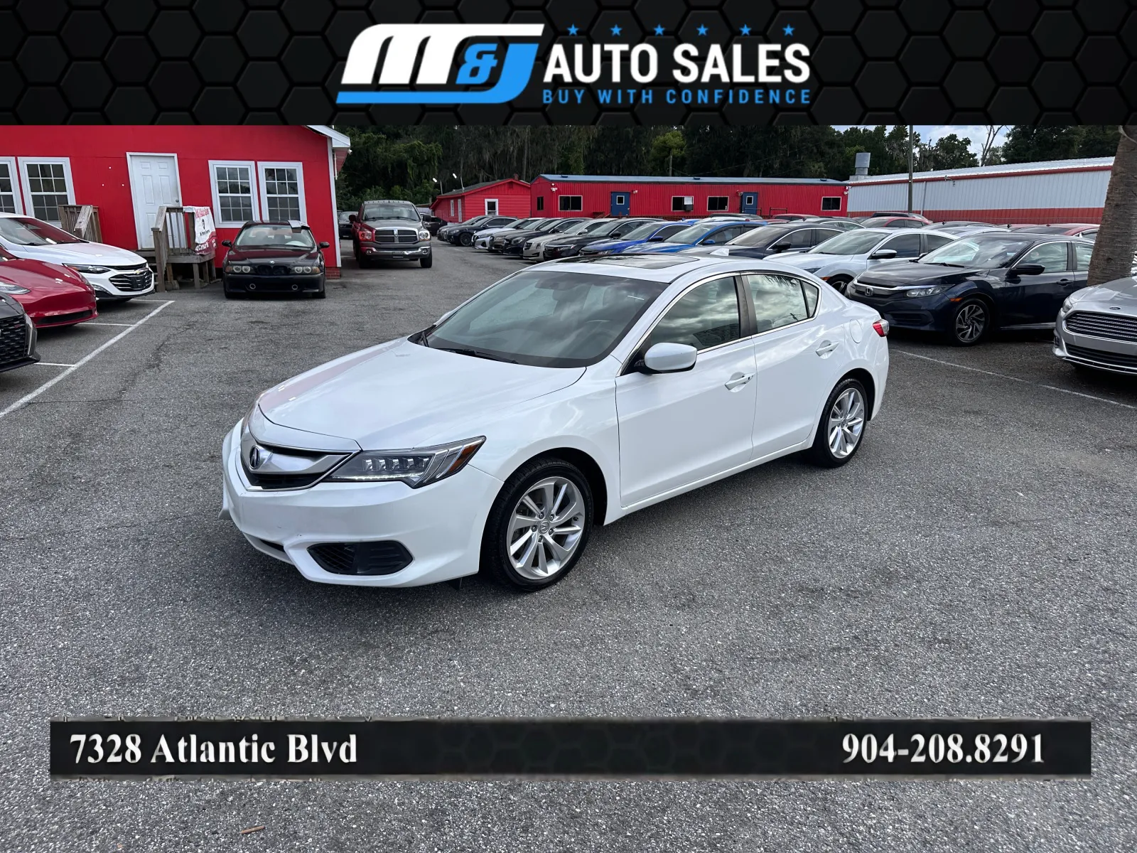 White 2016 Acura ILX for sale in Jacksonville, FL
