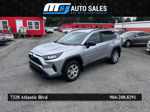 Silver 2021 Toyota RAV4 LE for sale in Jacksonville, FL