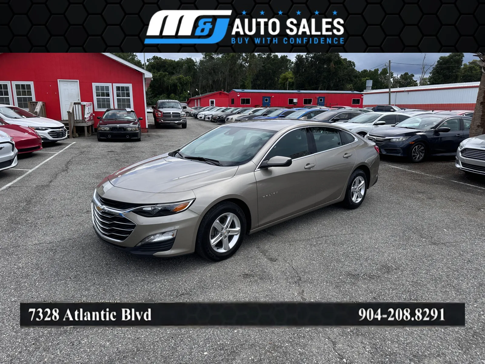 Gold 2024 Chevrolet Malibu LT for sale in Jacksonville, FL