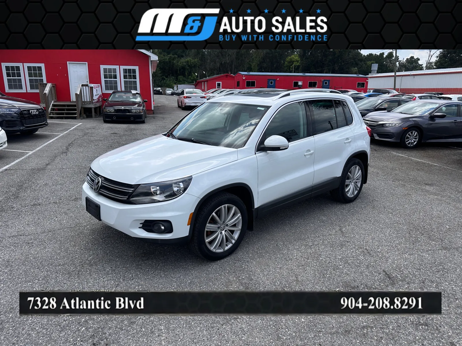 White 2015 Volkswagen Tiguan for sale in Jacksonville, FL