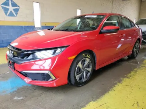 Red 2020 Honda Civic LX for sale in Jacksonville, FL