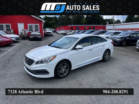 White 2015 Hyundai SONATA Ultimate 2.0T for sale in Jacksonville, FL