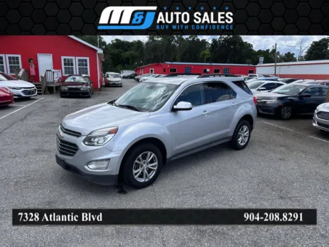 Silver 2017 Chevrolet Equinox LT for sale in Jacksonville, FL