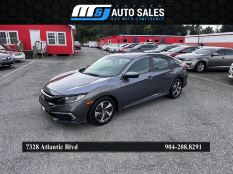 Gray 2020 Honda Civic LX for sale in Jacksonville, FL