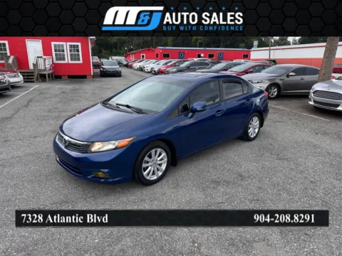 Blue 2012 Honda Civic for sale in Jacksonville, FL