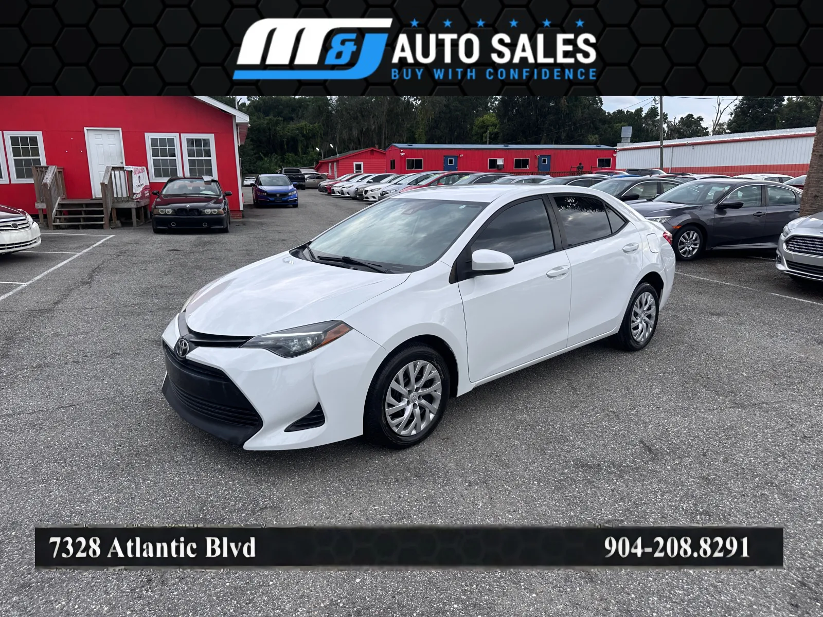 White 2019 Toyota Corolla for sale in Jacksonville, FL