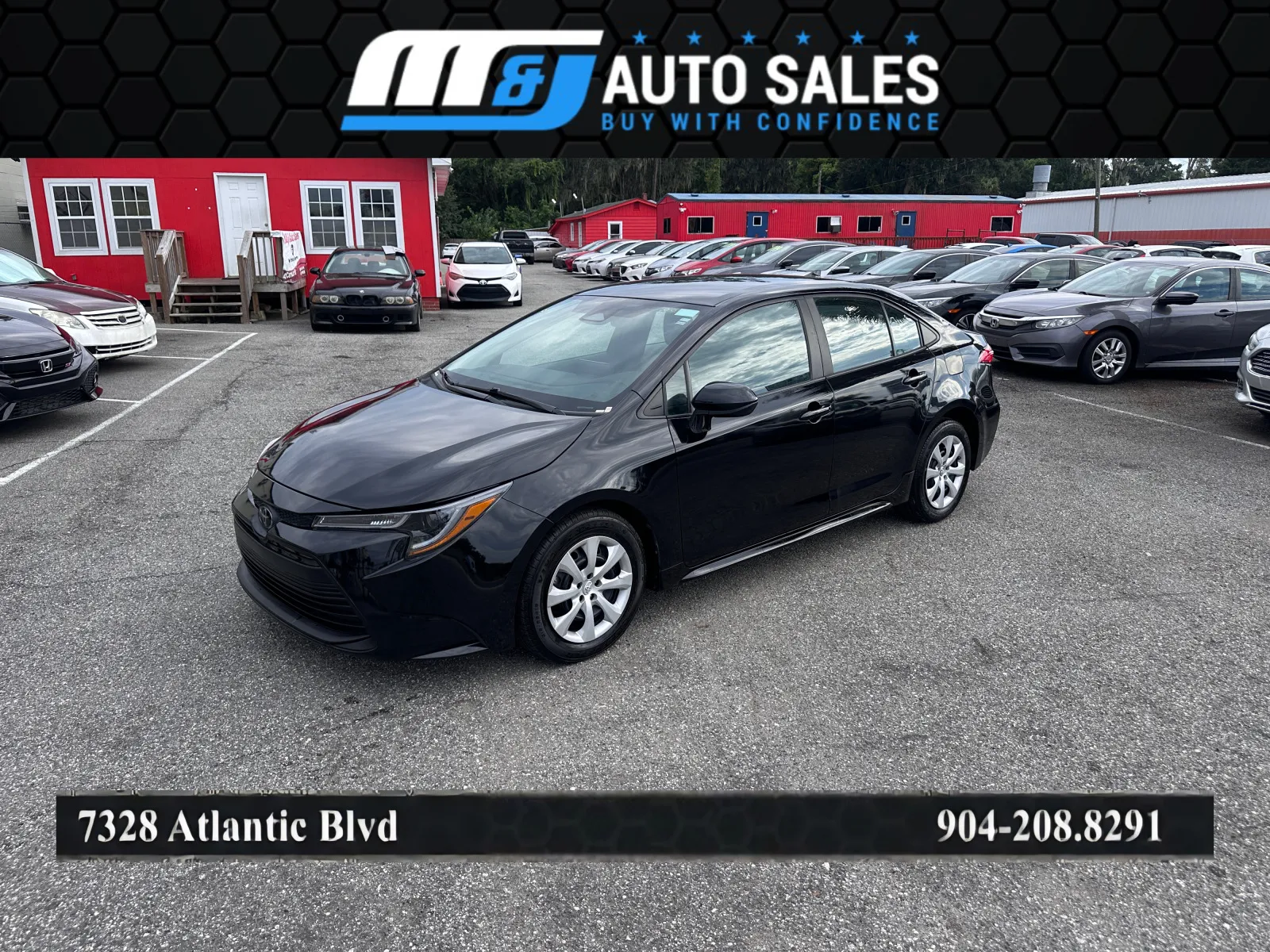 Black 2023 Toyota Corolla LE for sale in Jacksonville, FL