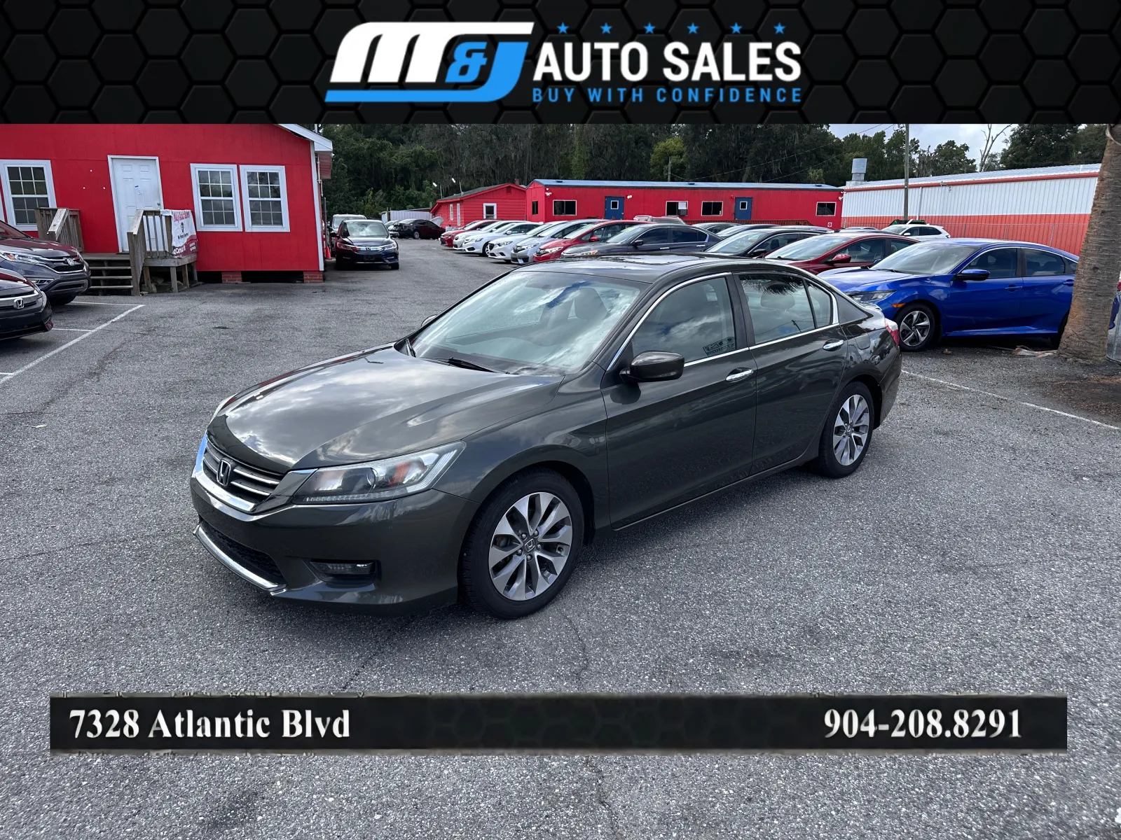 Gray 2015 Honda Accord Sport for sale in Jacksonville, FL