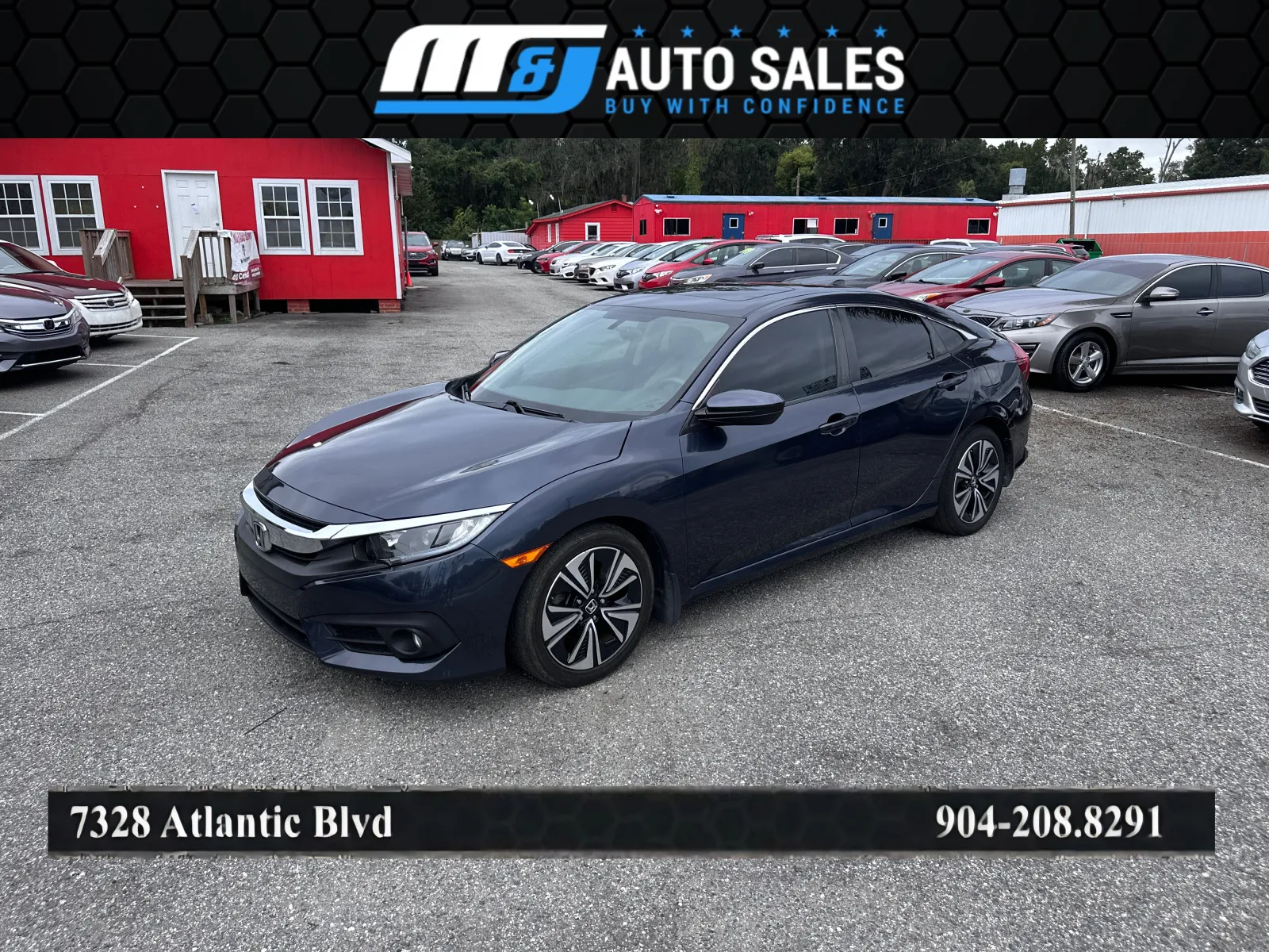 2017 Honda Civic EX-T for sale in Jacksonville, FL