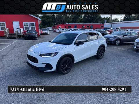 White 2023 Honda HR-V Sport for sale in Jacksonville, FL