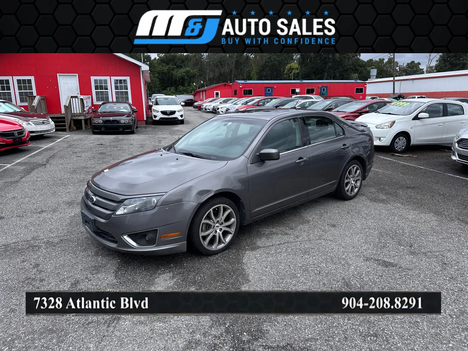 Gray 2012 Ford Fusion SE for sale in Jacksonville, FL