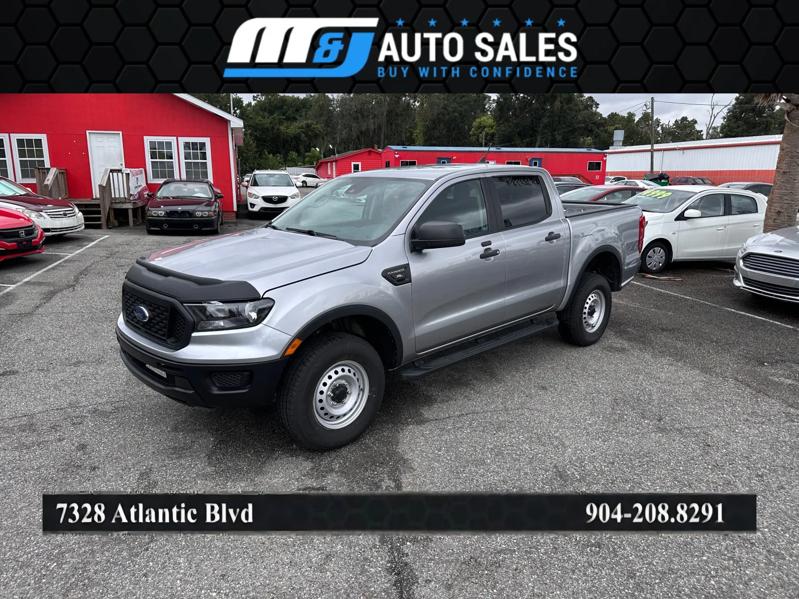 Silver 2021 Ford Ranger for sale in Jacksonville, FL