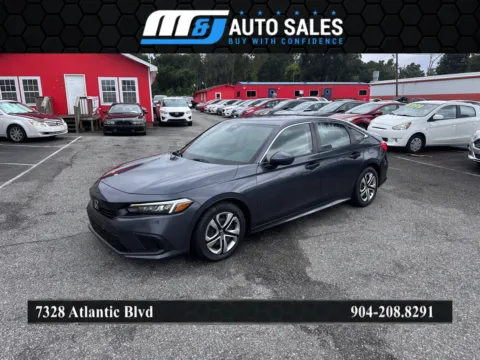 Gray 2022 Honda Civic LX for sale in Jacksonville, FL