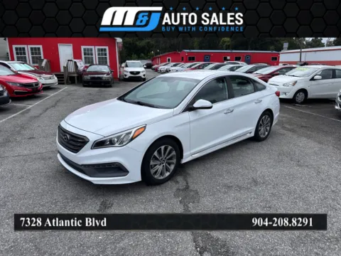White 2016 Hyundai SONATA Sport Tech for sale in Jacksonville, FL