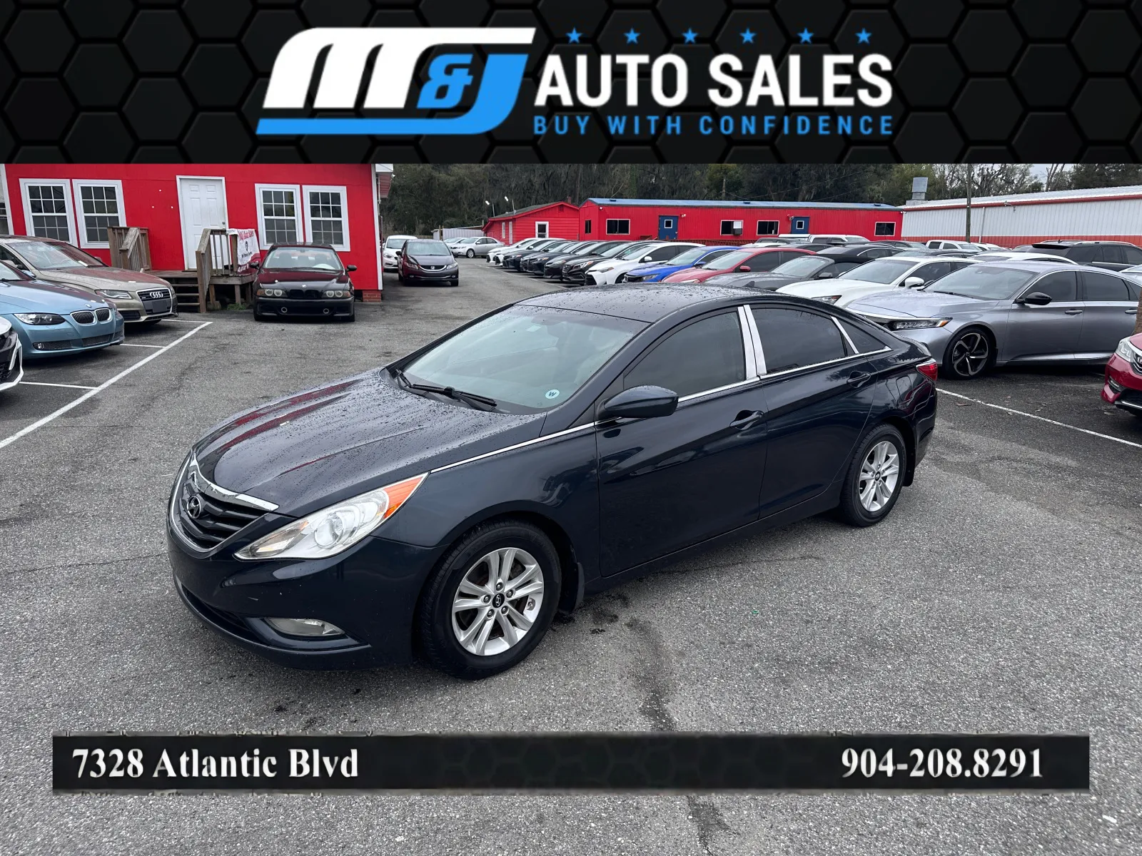Blue 2011 Hyundai SONATA GLS for sale in Jacksonville, FL