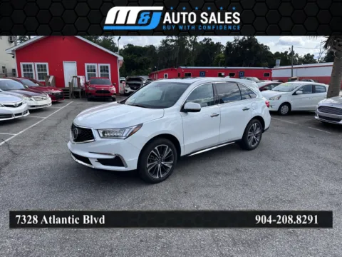 White 2020 Acura MDX SH-AWD w/Tech for sale in Jacksonville, FL