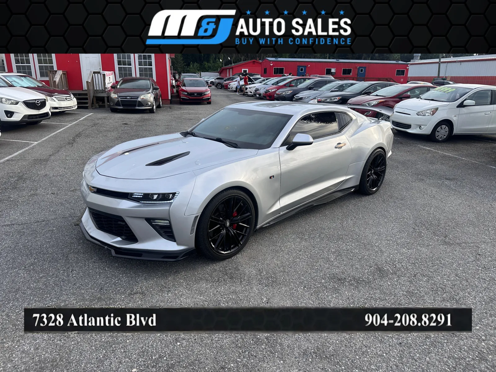 Silver 2016 Chevrolet Camaro SS for sale in Jacksonville, FL