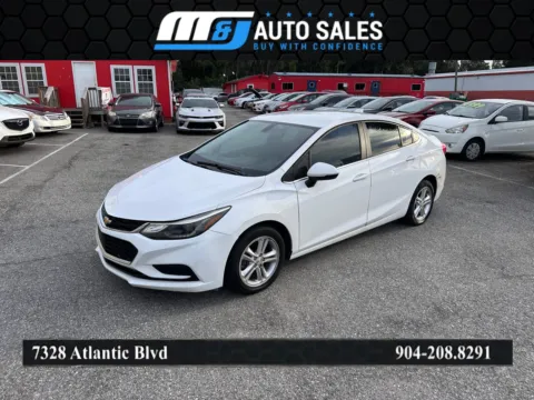 White 2018 Chevrolet Cruze LT Auto for sale in Jacksonville, FL