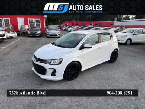 White 2018 Chevrolet Sonic Premier Auto for sale in Jacksonville, FL