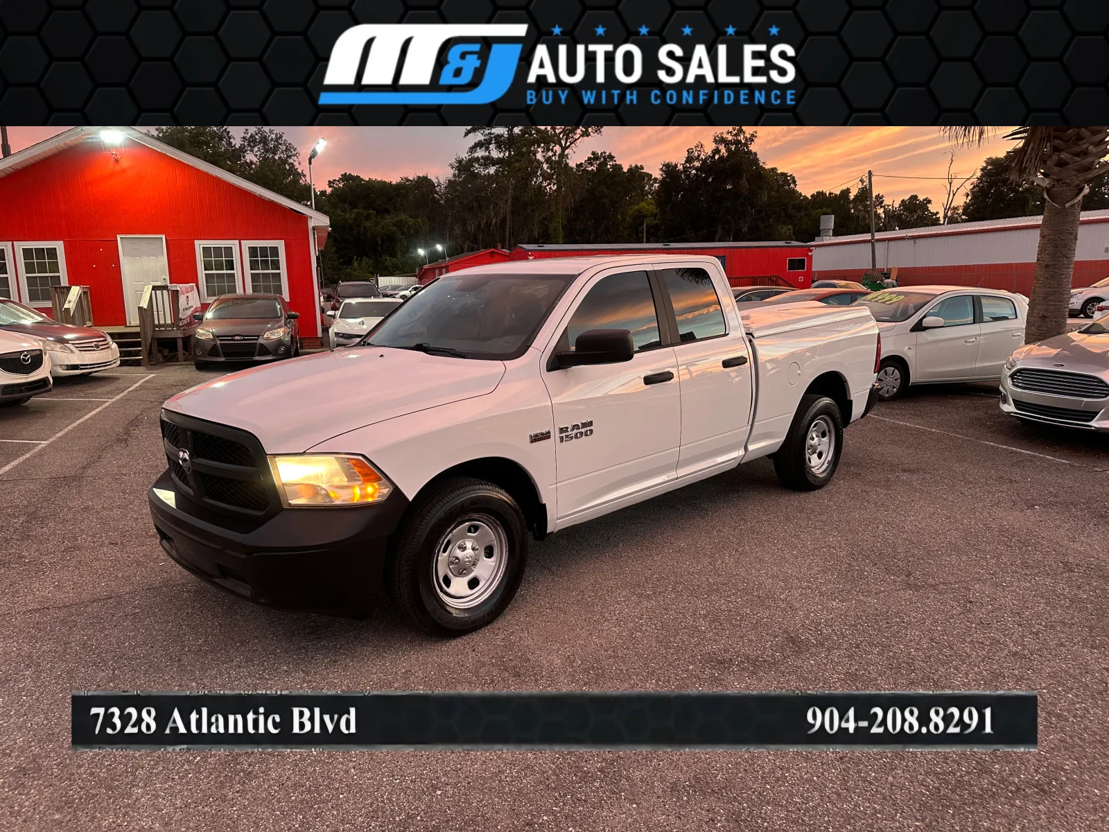 White 2017 Ram 1500 for sale in Jacksonville, FL