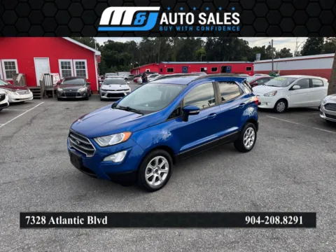 Blue 2019 Ford EcoSport SE for sale in Jacksonville, FL