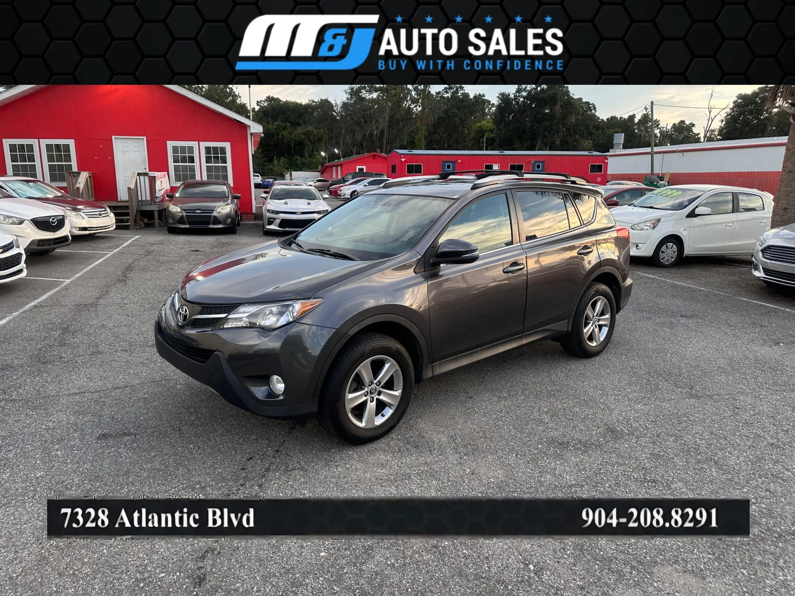 Gray 2015 Toyota RAV4 XLE for sale in Jacksonville, FL