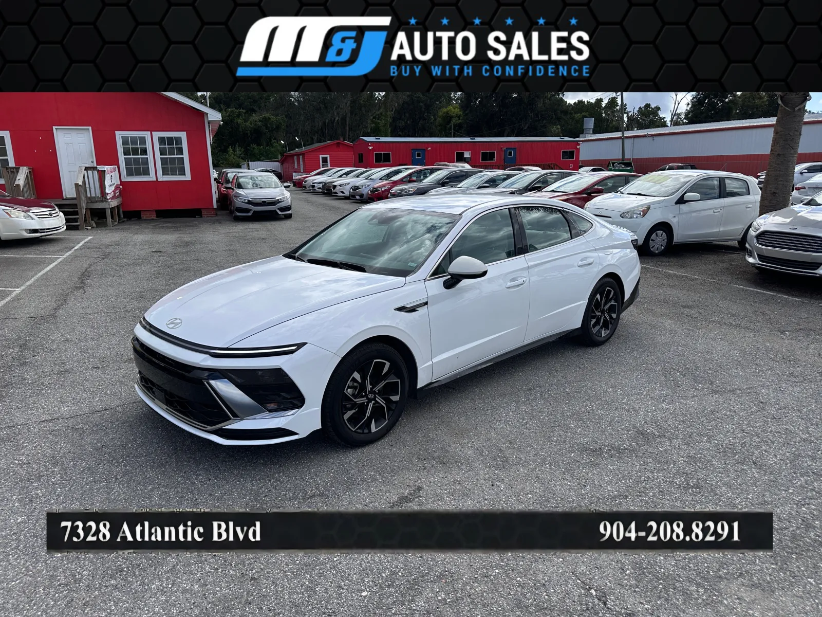 White 2025 Hyundai SONATA SEL for sale in Jacksonville, FL