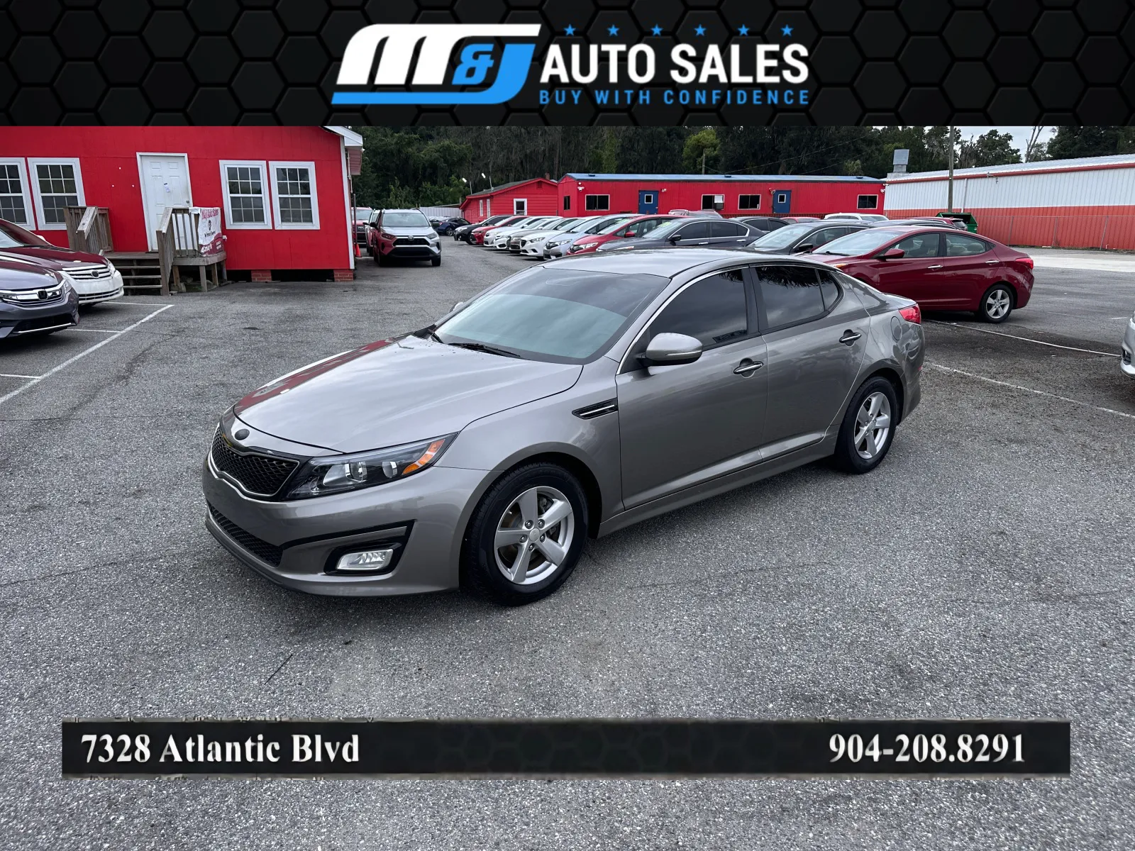 Brown 2015 Kia Optima LX for sale in Jacksonville, FL