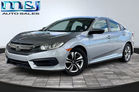 Silver 2018 Honda Civic LX for sale in Jacksonville, FL