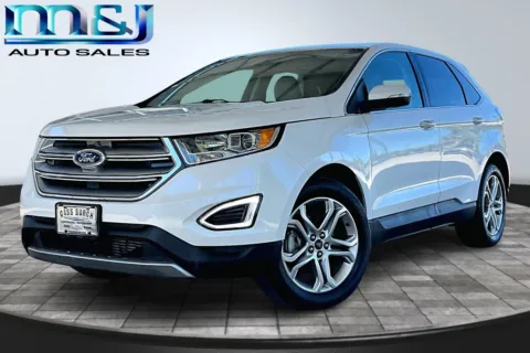 White 2018 Ford Edge Titanium for sale in Jacksonville, FL