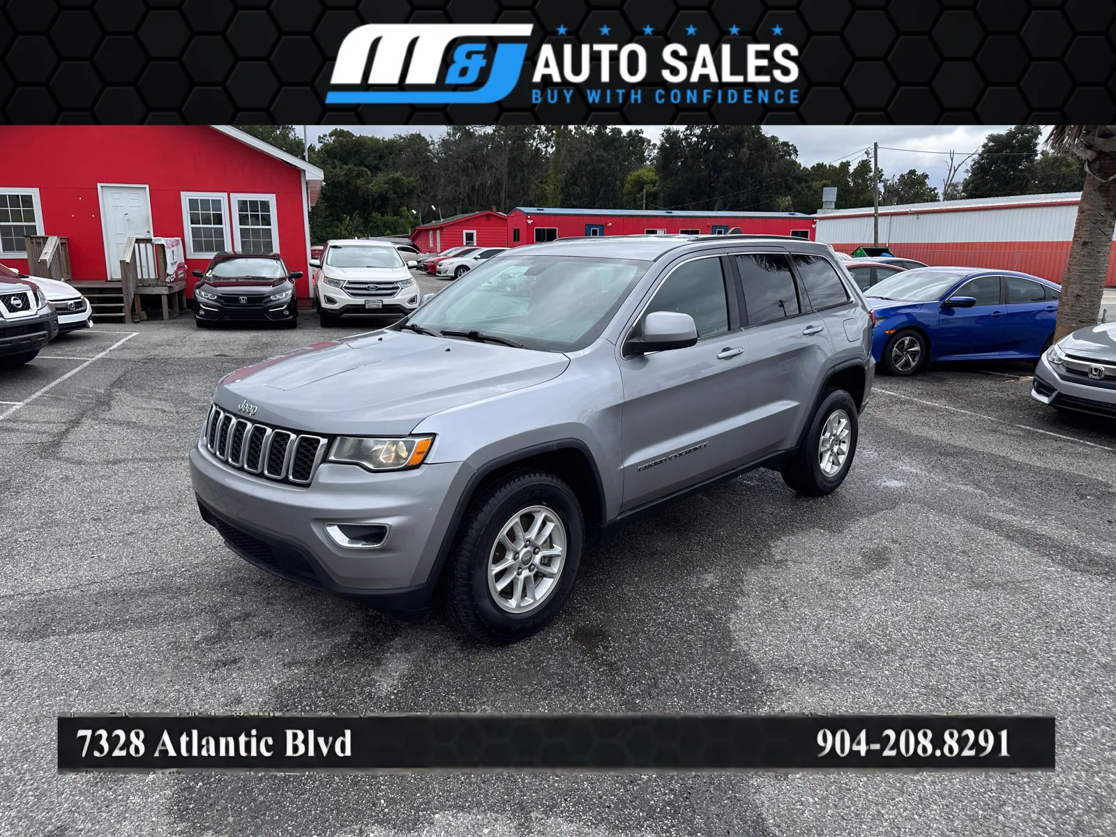 Silver 2020 Jeep Grand Cherokee for sale in Jacksonville, FL