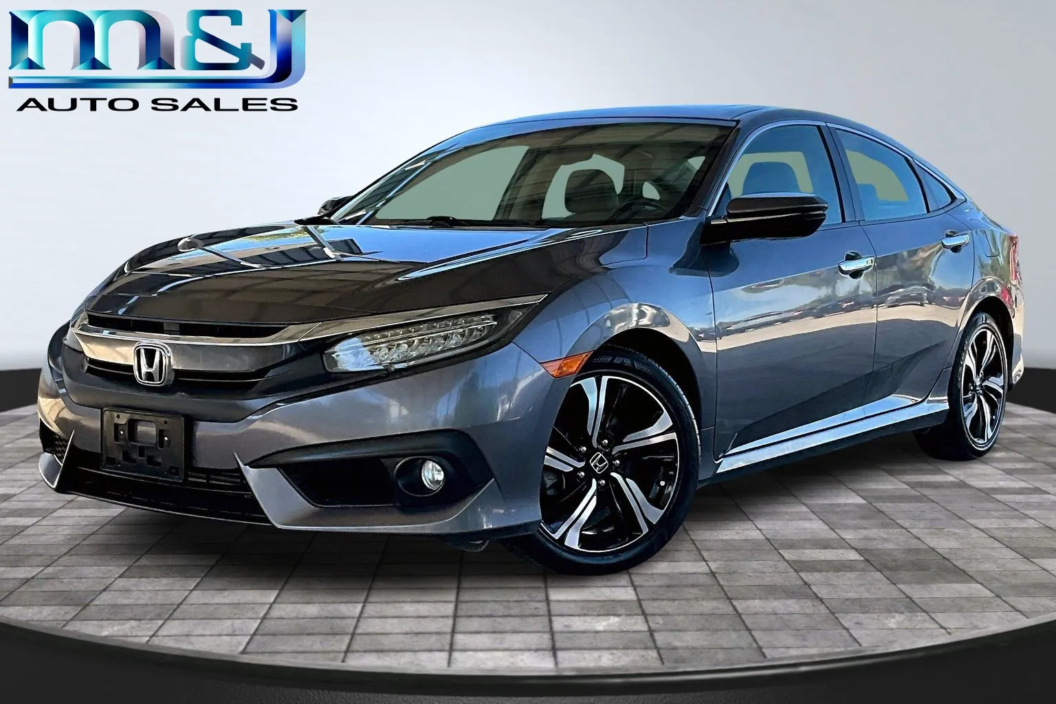 Gray 2016 Honda Civic Touring for sale in Jacksonville, FL