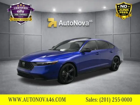 Blue 2024 Honda Accord Hybrid Sport-L for sale in Fort Lee, NJ