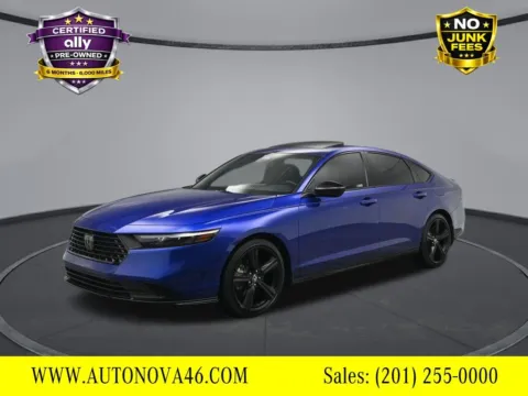 Blue 2024 Honda Accord Hybrid Sport-L for sale in Fort Lee, NJ