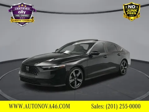 Black 2023 Honda Accord Hybrid Sport for sale in Fort Lee, NJ