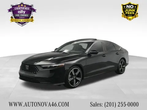 Black 2023 Honda Accord Hybrid Sport for sale in Fort Lee, NJ