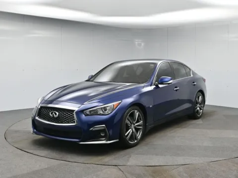 Blue 2019 INFINITI Q50 3.0t Signature Edition for sale in Fort Lee, NJ