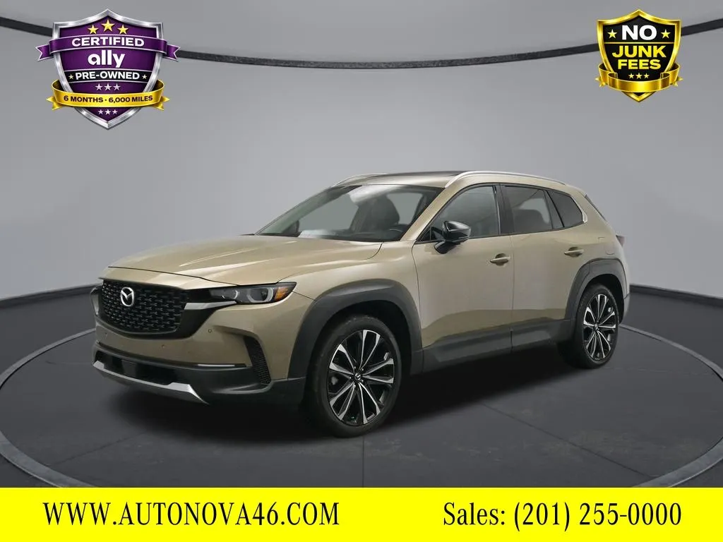 Beige 2024 Mazda CX-50 2.5 Turbo Premium Plus Package for sale in Fort Lee, NJ
