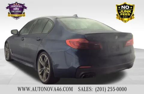 Another view of 2019 BMW 5 Series M550i xDrive for sale in Fort Lee, NJ at AutoNova46