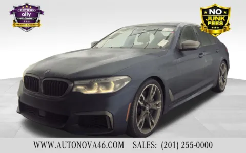 Blue 2019 BMW 5 Series M550i xDrive for sale in Fort Lee, NJ