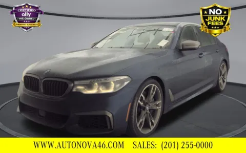Blue 2019 BMW 5 Series M550i xDrive for sale in Fort Lee, NJ