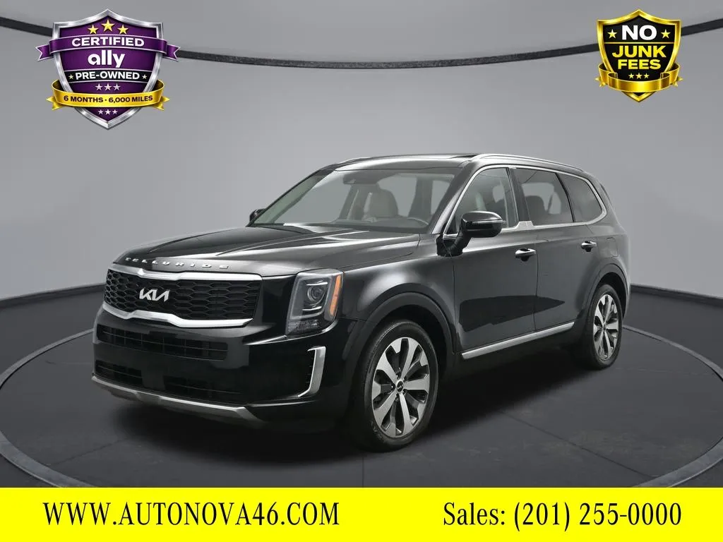Black 2022 Kia Telluride S for sale in Fort Lee, NJ