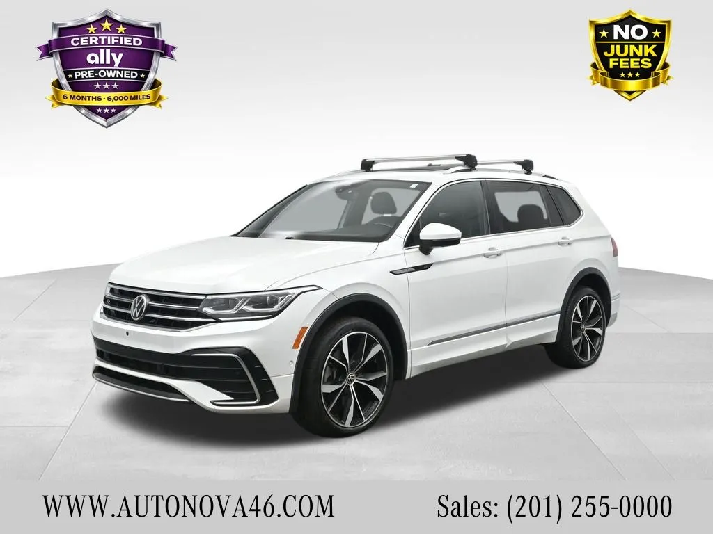 White 2022 Volkswagen Tiguan 2.0T SEL R-Line for sale in Fort Lee, NJ