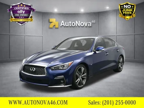 Blue 2019 INFINITI Q50 3.0t Signature Edition for sale in Fort Lee, NJ