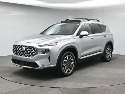 Silver 2022 Hyundai Santa Fe Hybrid SEL Premium for sale in Fort Lee, NJ