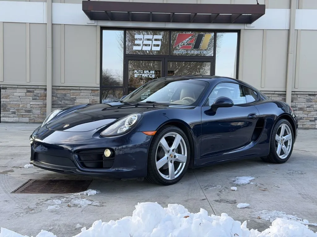 Blue 2014 PORSCHE CAYMAN for sale in Powell, OH