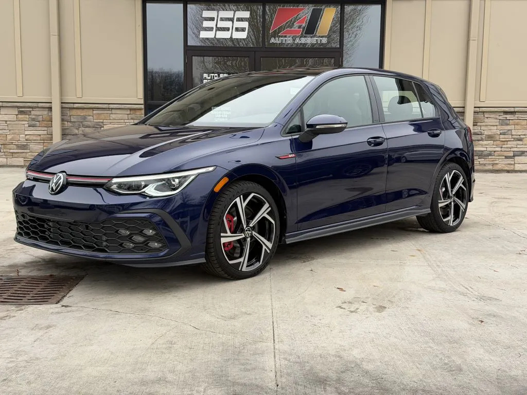 Blue 2024 VOLKSWAGEN GTI SE for sale in Powell, OH