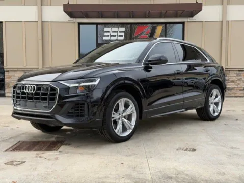 Black 2019 AUDI Q8 PREMIUM PLUS for sale in Powell, OH